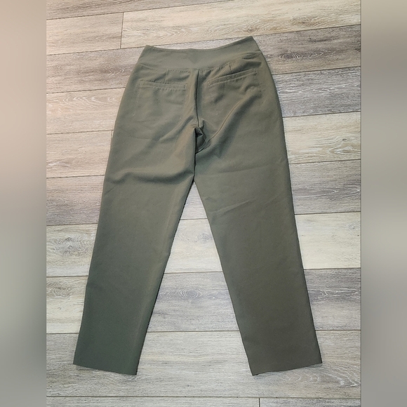 Athleta On The Move Trouser Pant Olive Green Size 4 - Picture 5 of 8
